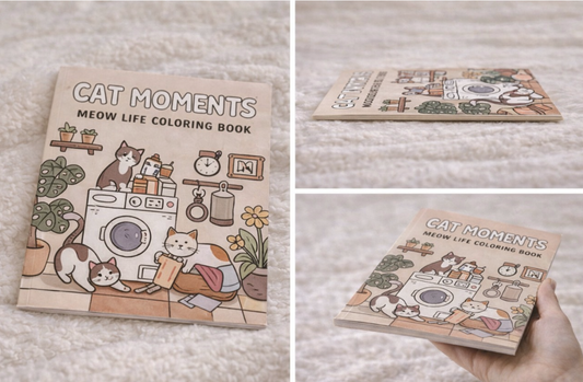 Cat Moments - Des scènes de chats adorables à colorier