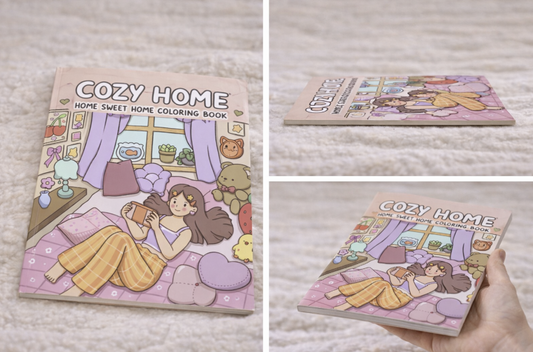 COZY HOME – Livre de coloriage créatif, ambiance chaleureuse et cocooning